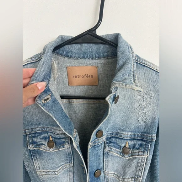 Retrofete Blue Denim Dress - Picture 2 of 8